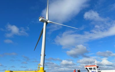 MEW visit to Kincardine Floating Offshore Wind (FLOW) Windfarm